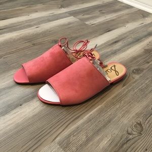 Sam Edelman Tai Coral Suede Sandals NWT size 8.5